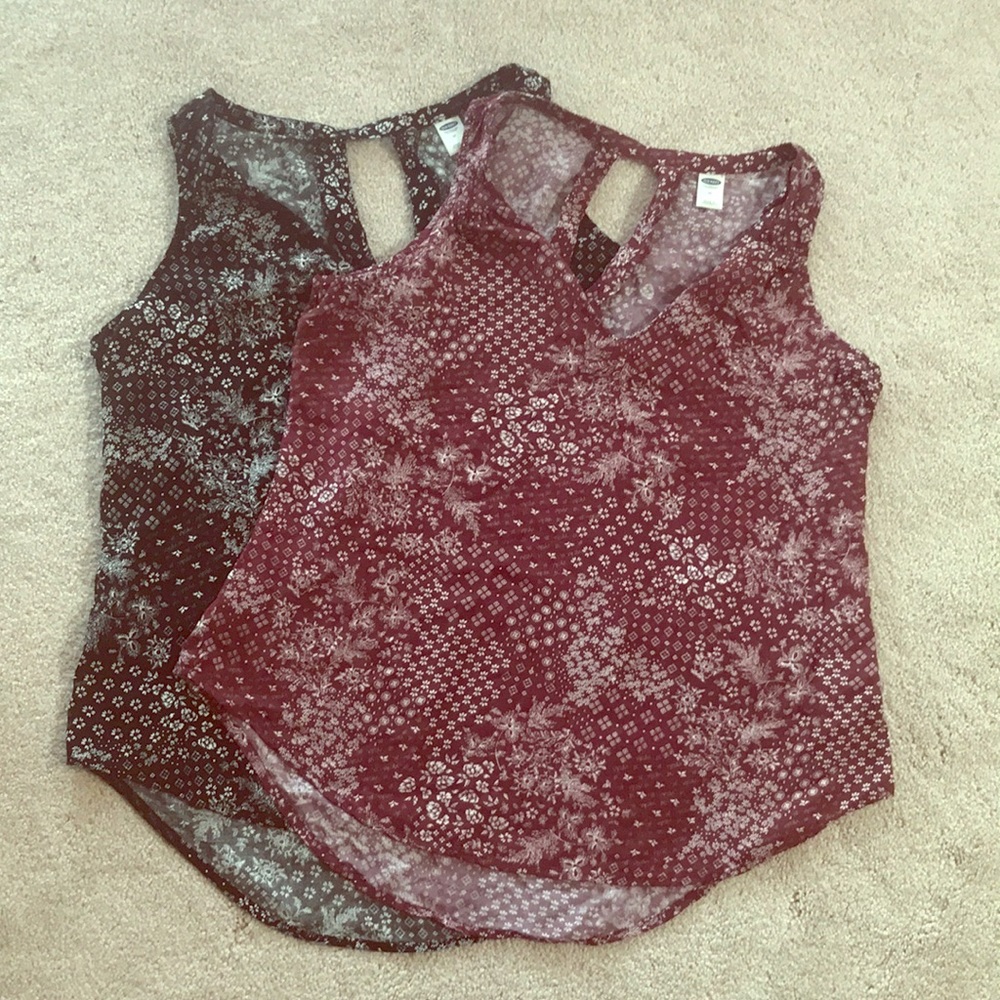 Two Old Navy V-Neck Tops